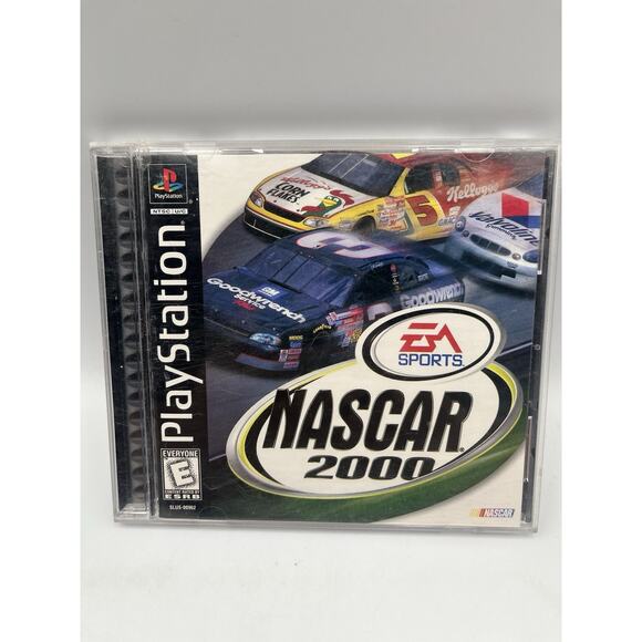 NASCAR 2000 (Sony PlayStation 1, 1999) CIB PS1 Game Tested Vintage - Picture 1 of 6